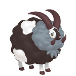 毛毛角羊（闪光）