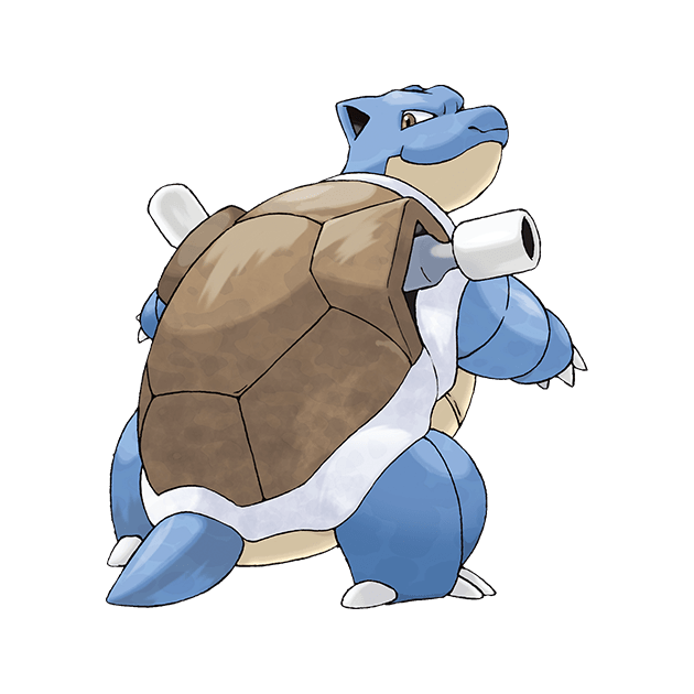 #0009 水箭龟 - 水属性宝可梦