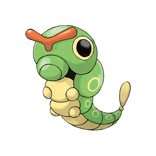 #0010 绿毛虫 - 虫属性宝可梦