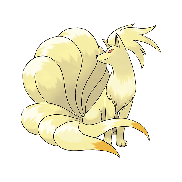 #0038 九尾 - 火属性宝可梦