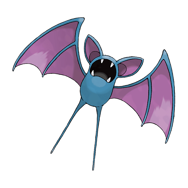 #0041 超音蝠 - 毒、飞行属性宝可梦