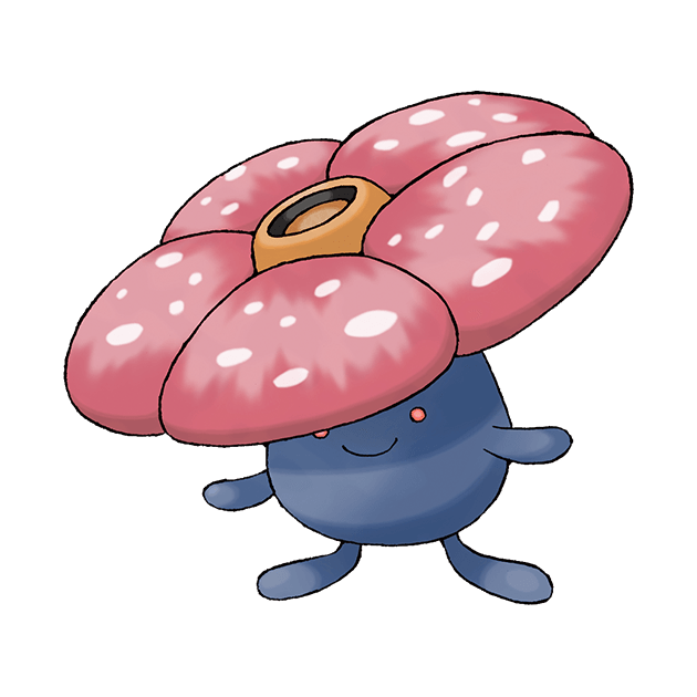 #0045 霸王花 - 草、毒属性宝可梦