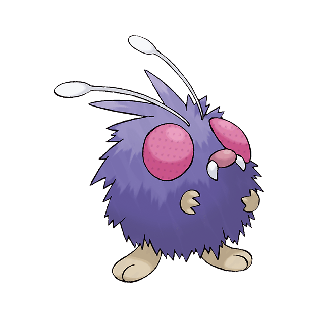 #0048 毛球 - 虫、毒属性宝可梦