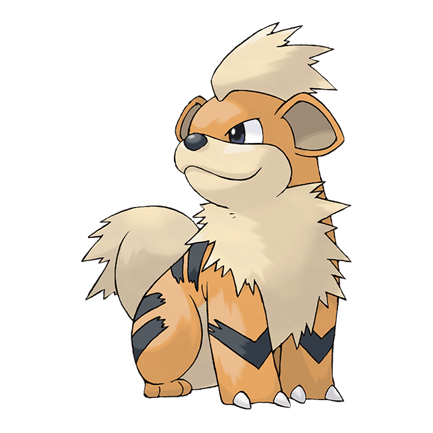 #0058 卡蒂狗 - 火属性宝可梦