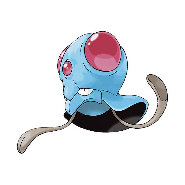 #0072 玛瑙水母 - 水、毒属性宝可梦