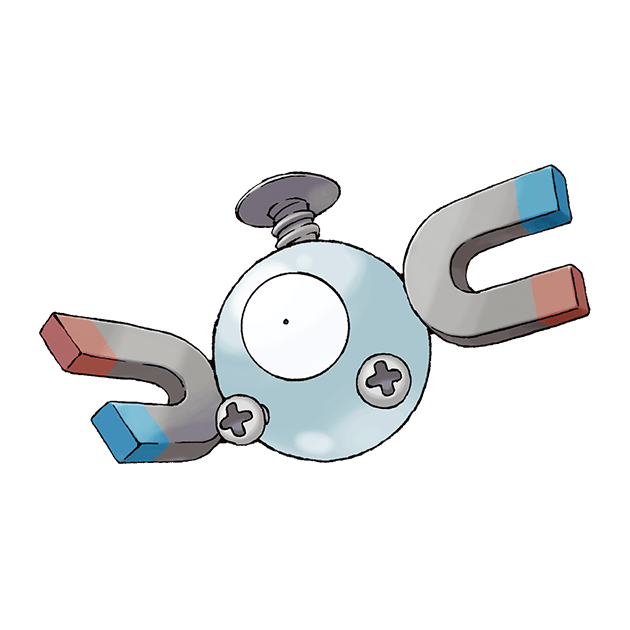 #0081 小磁怪 - 电、钢属性宝可梦