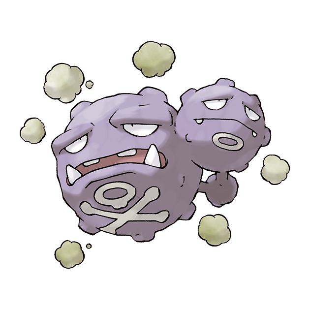 #0110 双弹瓦斯 - 毒属性宝可梦