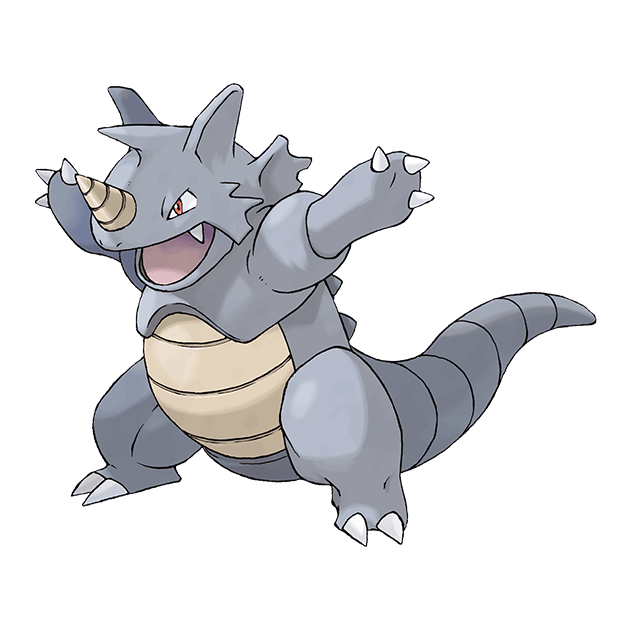 #0112 钻角犀兽 - 地面、岩石属性宝可梦