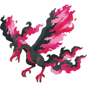 #0146 火焰鸟-伽勒尔的样子 - 恶、飞行属性宝可梦