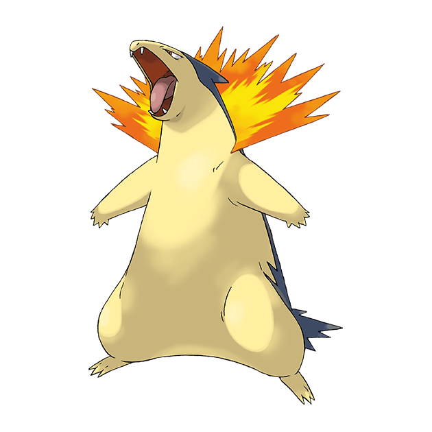 #0157 火暴兽 - 火属性宝可梦