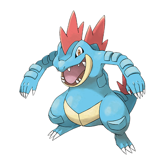 #0160 大力鳄 - 水属性宝可梦