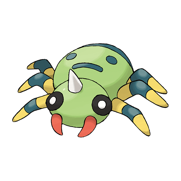 #0167 圆丝蛛 - 虫、毒属性宝可梦