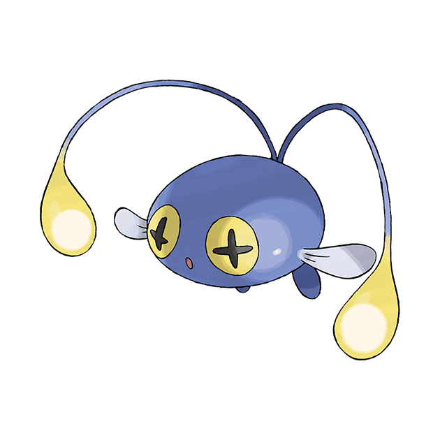 #0170 灯笼鱼 - 水、电属性宝可梦