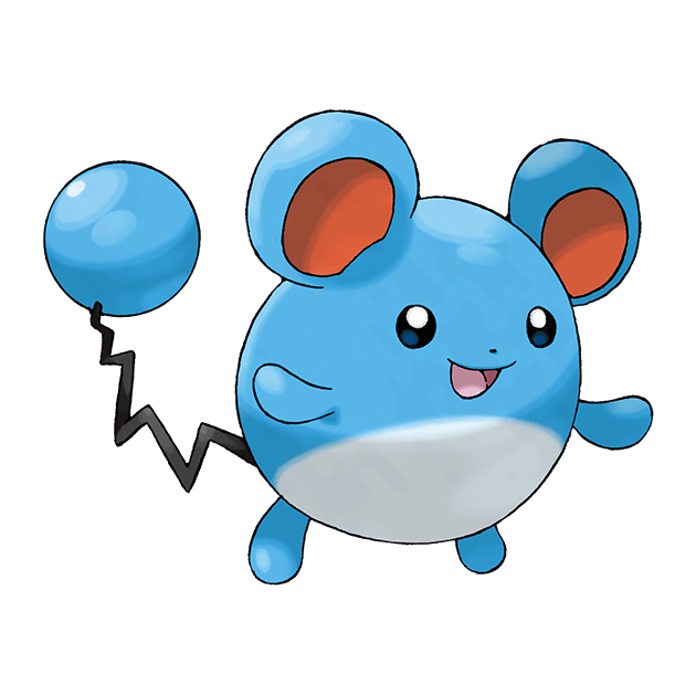 #0183 玛力露 - 水、妖精属性宝可梦