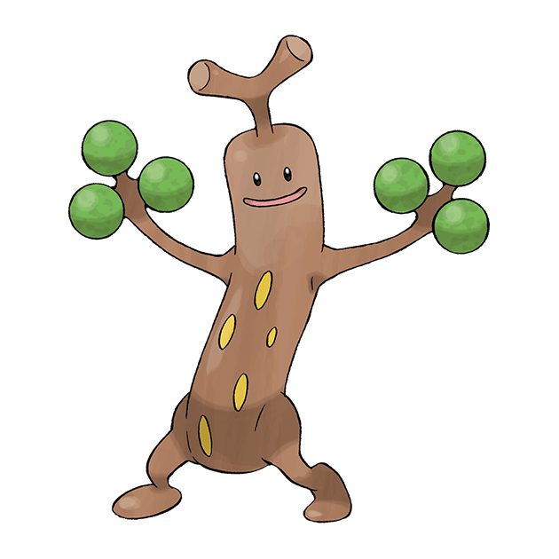 #0185 树才怪 - 岩石属性宝可梦