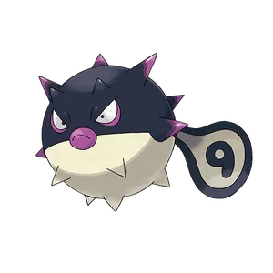 #0211 千针鱼-洗翠的样子 - 恶、毒属性宝可梦