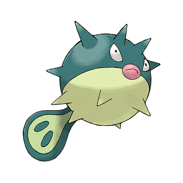 #0211 千针鱼 - 水、毒属性宝可梦