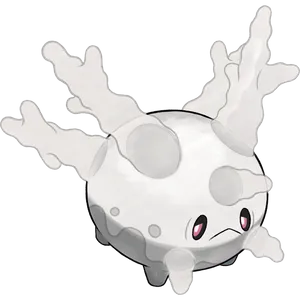 #0222 太阳珊瑚-伽勒尔的样子 - 幽灵属性宝可梦