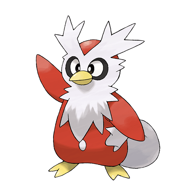 #0225 信使鸟 - 冰、飞行属性宝可梦