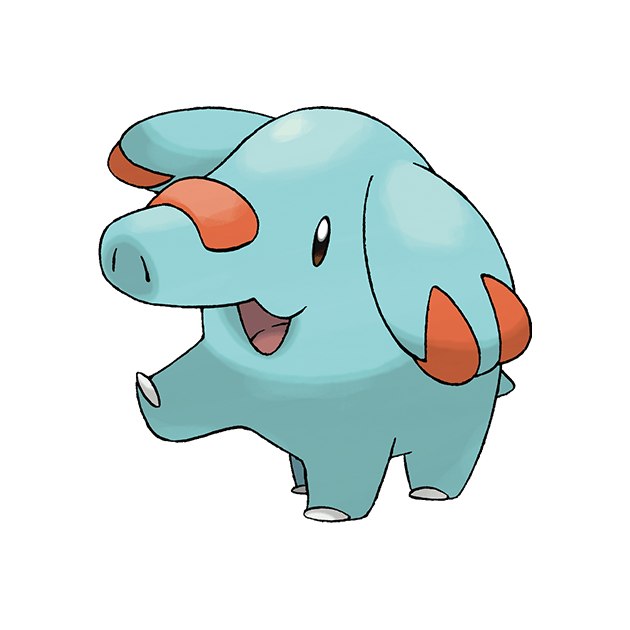 #0231 小小象 - 地面属性宝可梦