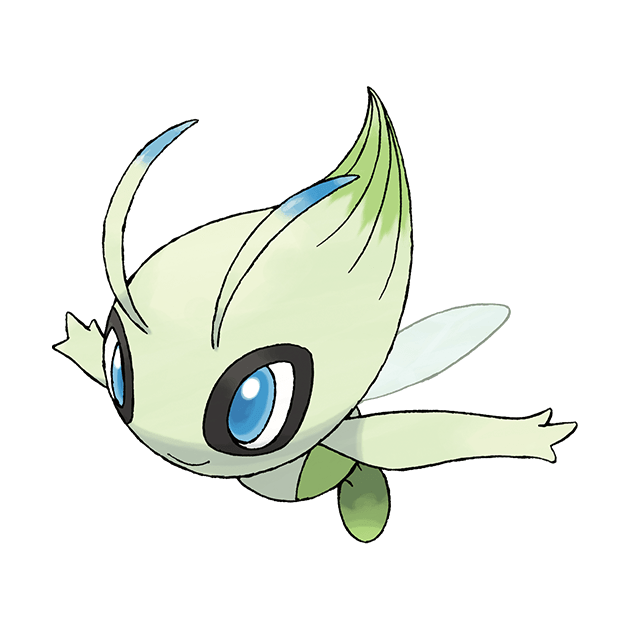 #0251 时拉比 - 超能力、草属性宝可梦