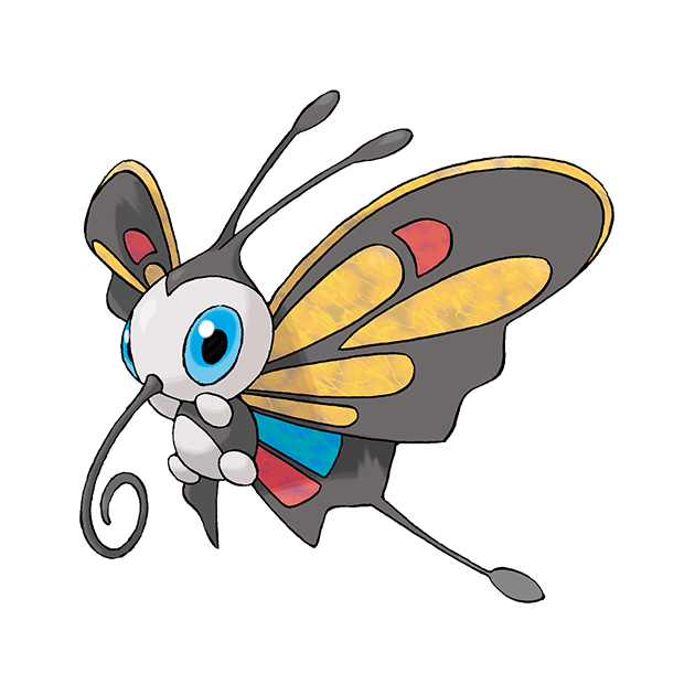 #0267 狩猎凤蝶 - 虫、飞行属性宝可梦