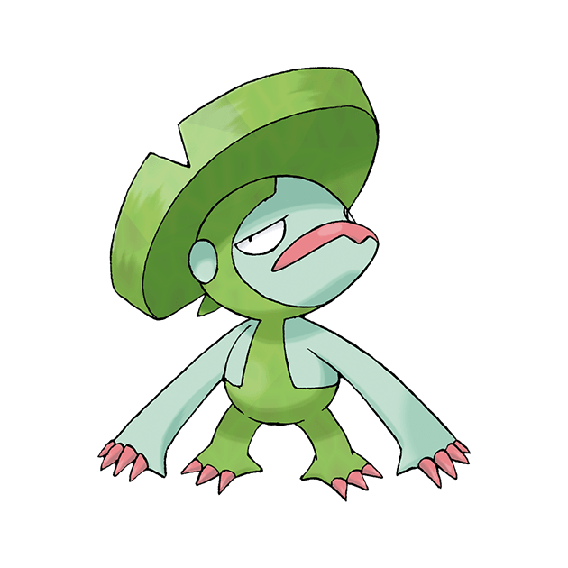 #0271 莲帽小童 - 水、草属性宝可梦