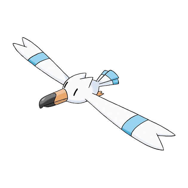 #0278 长翅鸥 - 水、飞行属性宝可梦