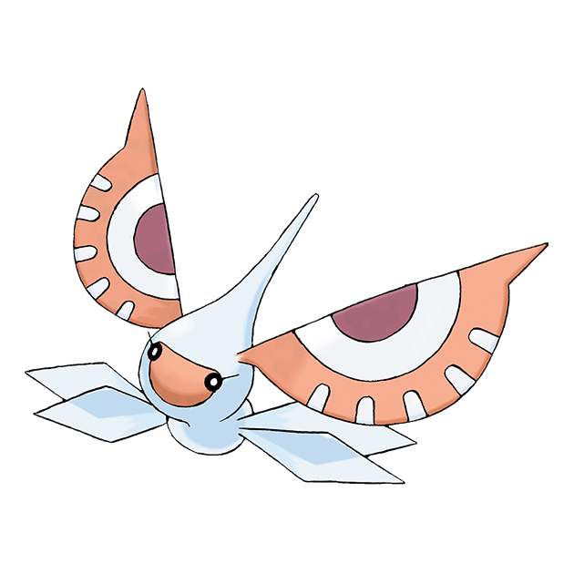 #0284 雨翅蛾 - 虫、飞行属性宝可梦