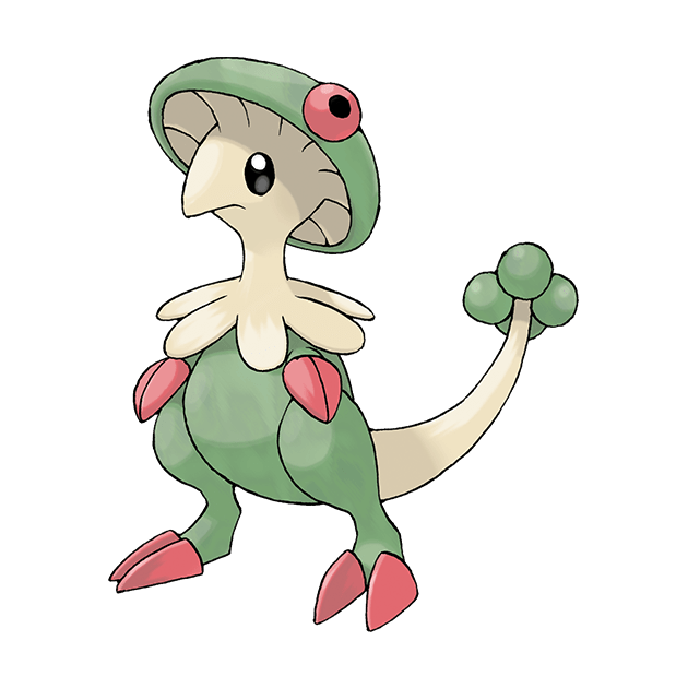 #0286 斗笠菇 - 草、格斗属性宝可梦