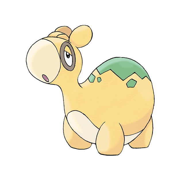 #0322 呆火驼 - 火、地面属性宝可梦