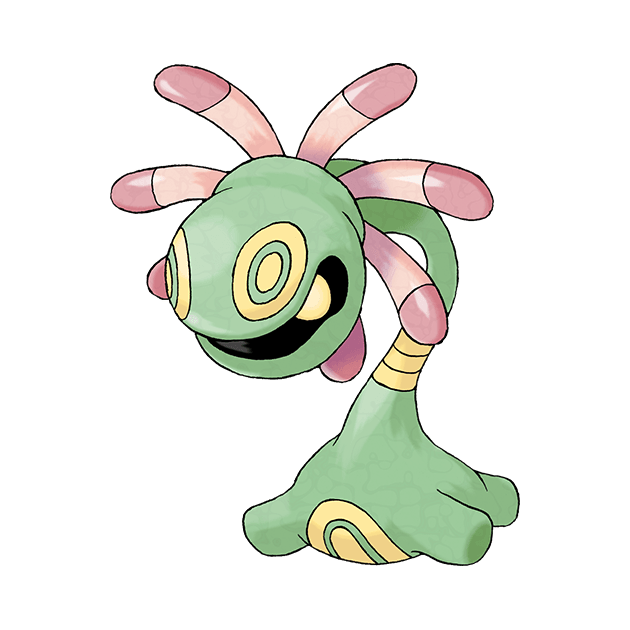 #0346 摇篮百合 - 岩石、草属性宝可梦