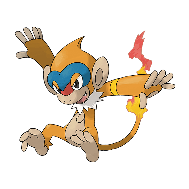 #0391 猛火猴 - 火、格斗属性宝可梦