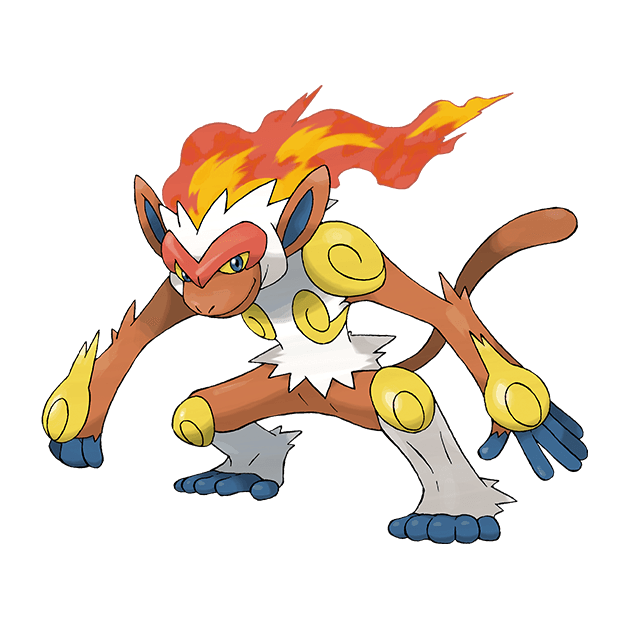 #0392 烈焰猴 - 火、格斗属性宝可梦