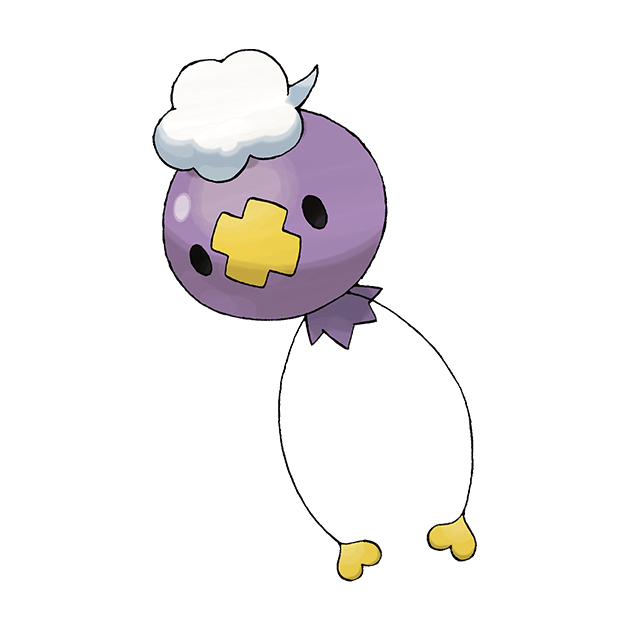 #0425 飘飘球 - 幽灵、飞行属性宝可梦