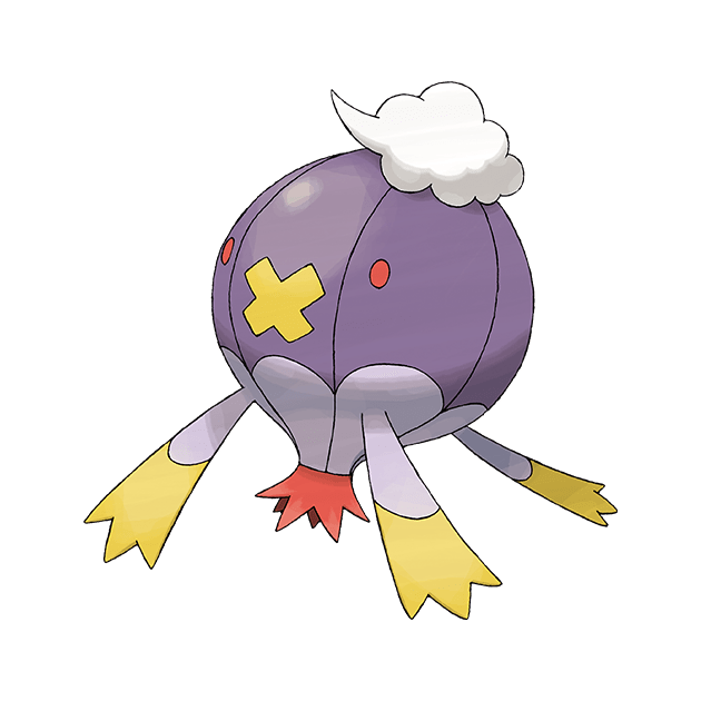 #0426 随风球 - 幽灵、飞行属性宝可梦