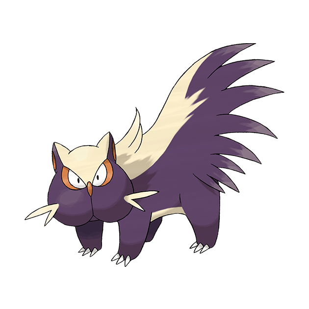 #0434 臭鼬噗 - 毒、恶属性宝可梦