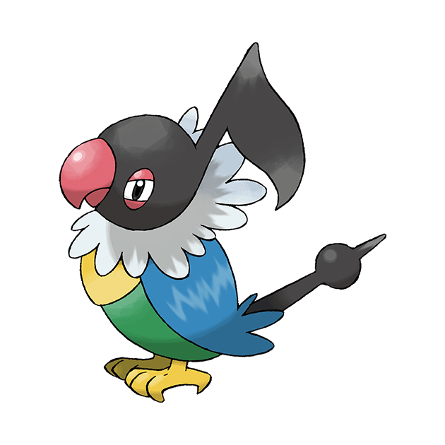 #0441 聒噪鸟 - 一般、飞行属性宝可梦