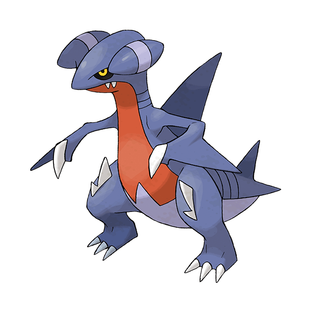 #0444 尖牙陆鲨 - 龙、地面属性宝可梦