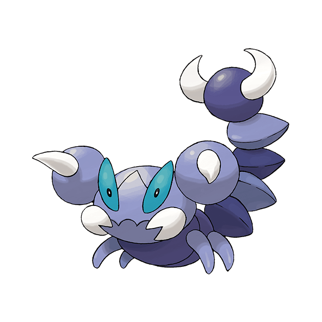 #0451 钳尾蝎 - 毒、虫属性宝可梦