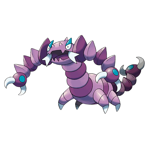 #0452 龙王蝎 - 毒、恶属性宝可梦