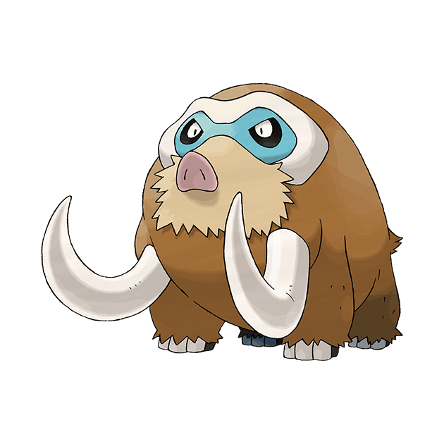 #0473 象牙猪 - 冰、地面属性宝可梦