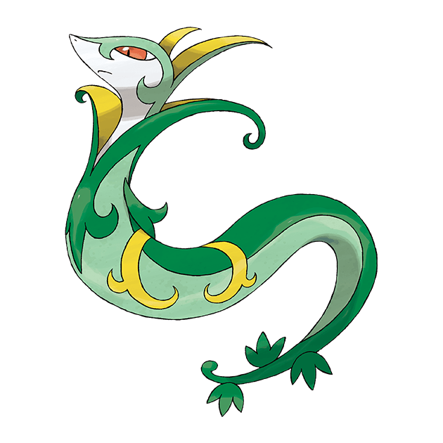 #0497 君主蛇 - 草属性宝可梦