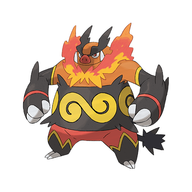 #0500 炎武王 - 火、格斗属性宝可梦