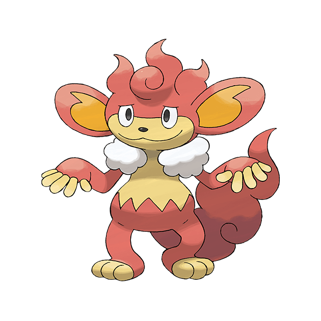 #0514 爆香猿 - 火属性宝可梦