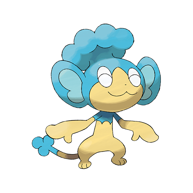 #0515 冷水猴 - 水属性宝可梦