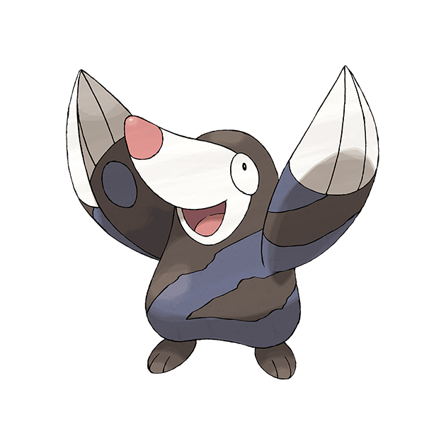 #0529 螺钉地鼠 - 地面属性宝可梦