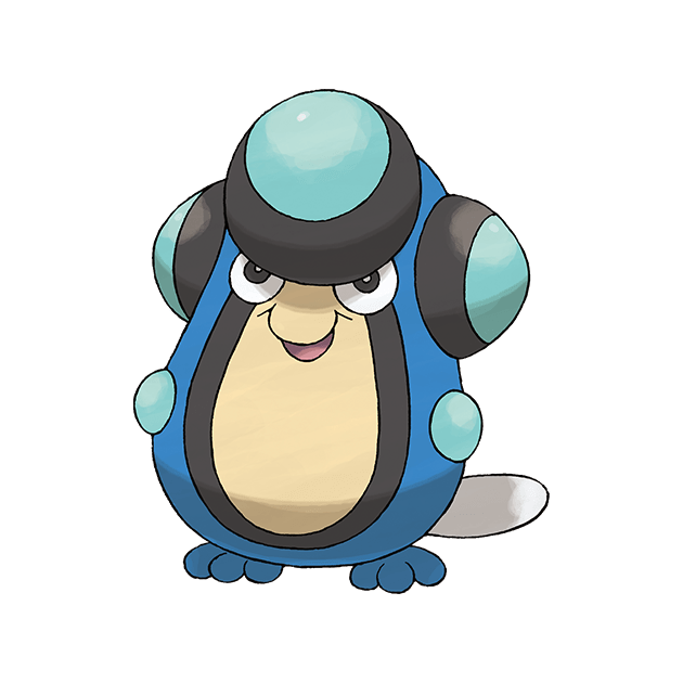 #0536 蓝蟾蜍 - 水、地面属性宝可梦