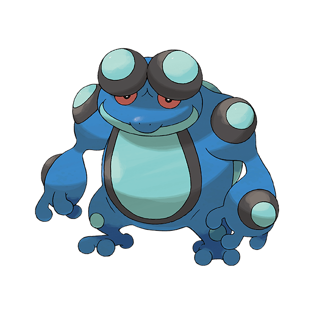 #0537 蟾蜍王 - 水、地面属性宝可梦