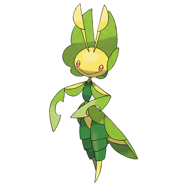 #0542 保姆虫 - 虫、草属性宝可梦